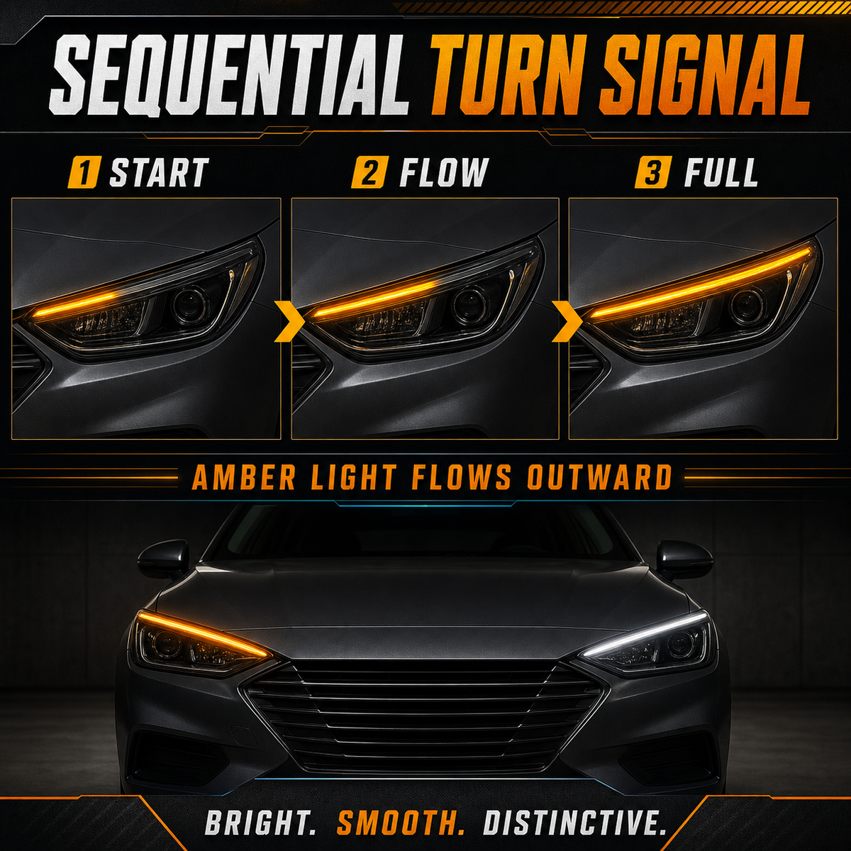APP-enabled models with daytime running lights and turn signals