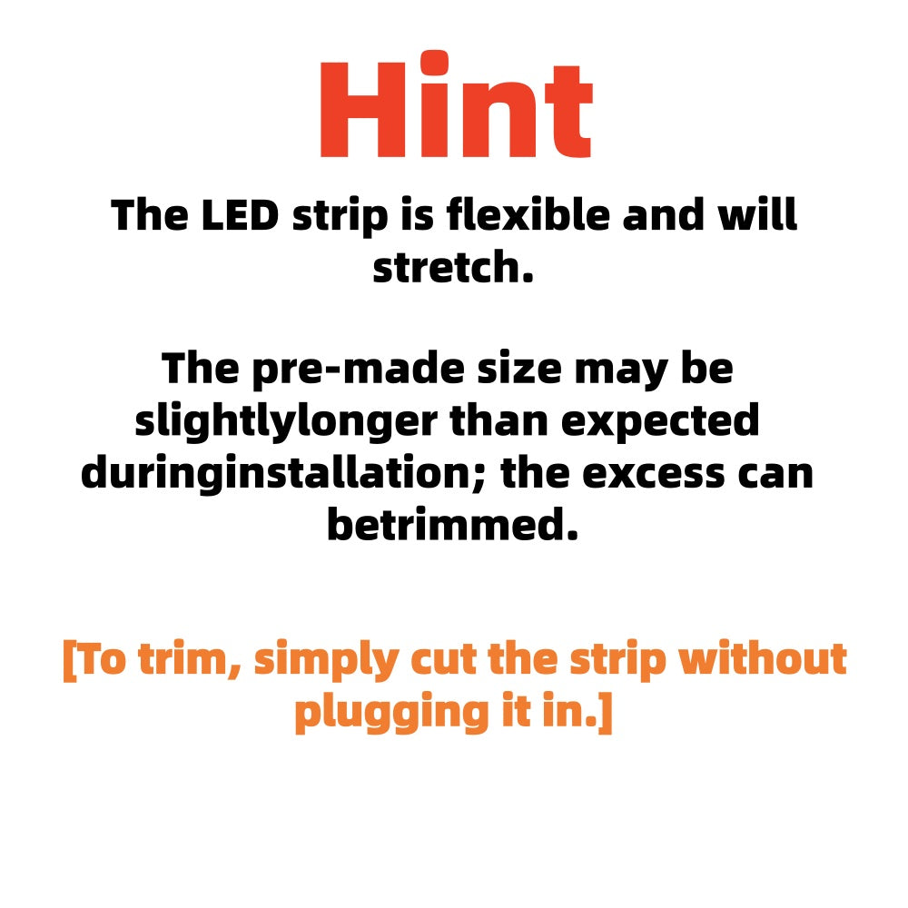 Suitable for Tesla vehicle trunk light strip
