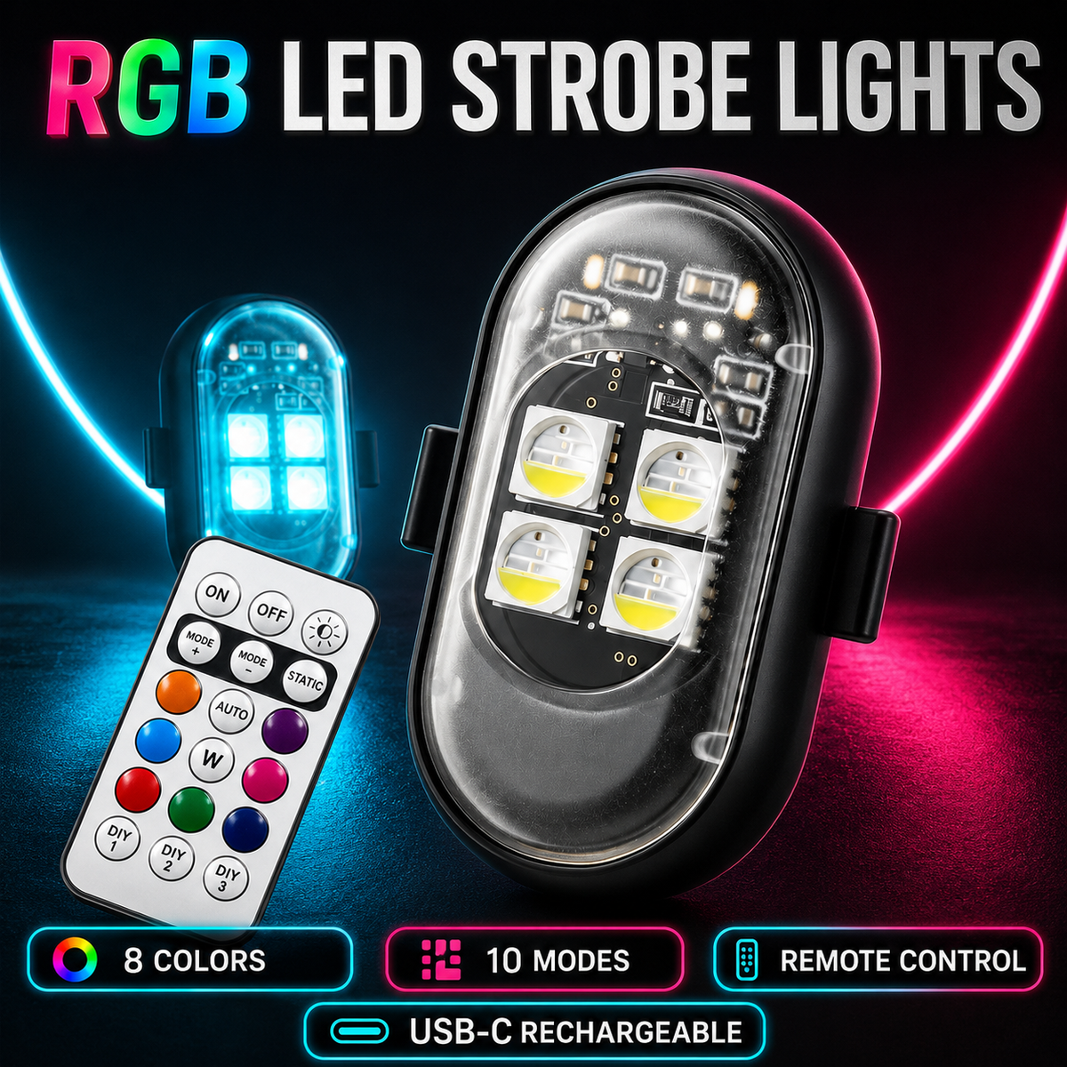 New LED strobe light