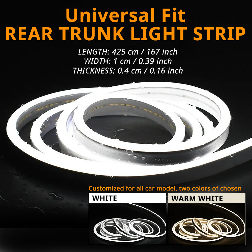 Suitable for Tesla vehicle trunk light strip