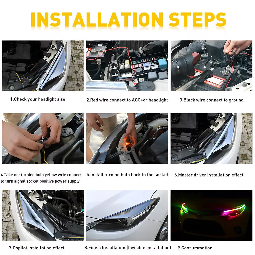 APP-enabled models with daytime running lights and turn signals