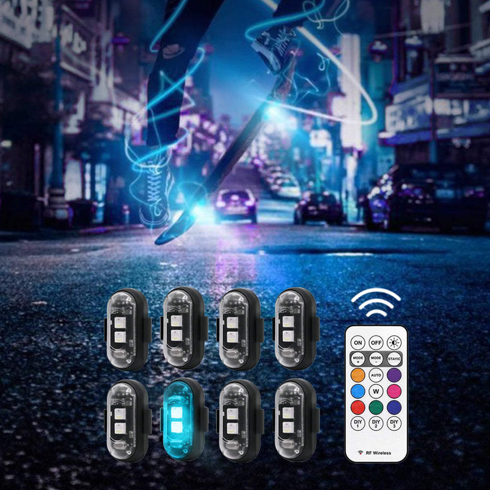 RGB LED remote control strobe light