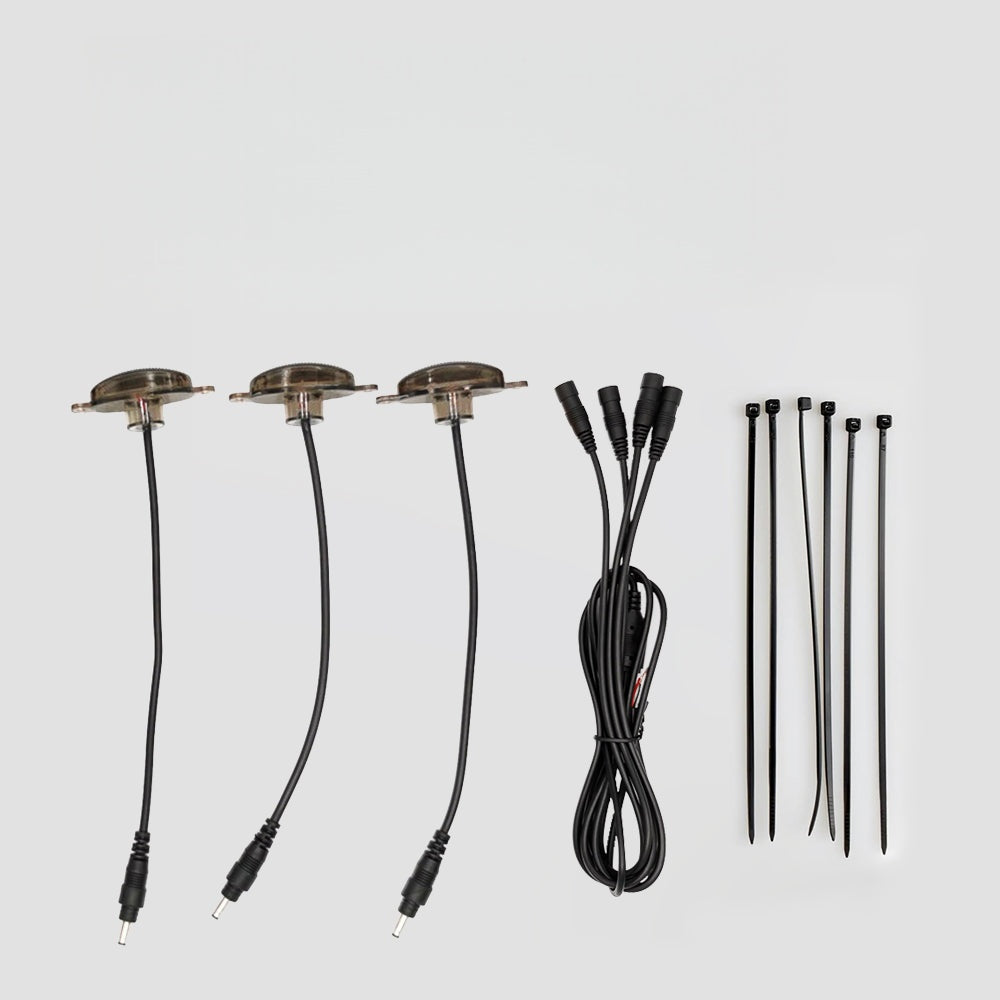 Amber truck grille lights