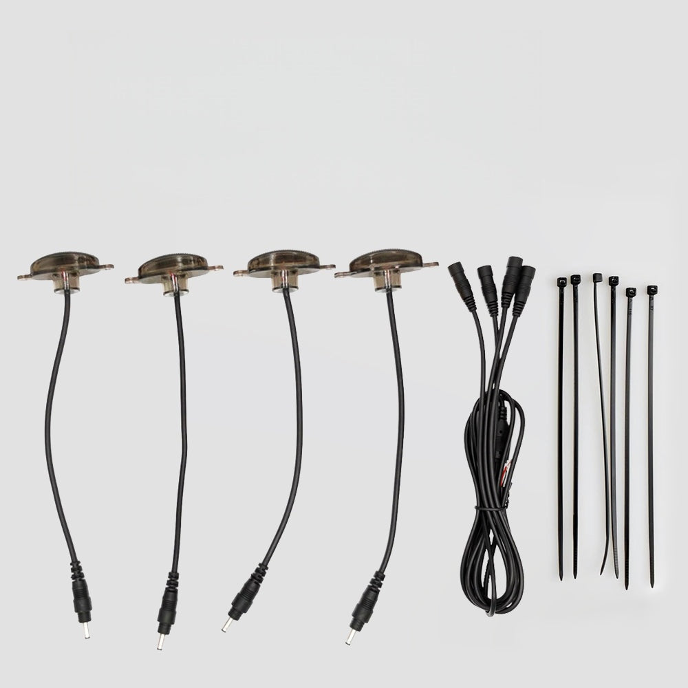 Amber truck grille lights
