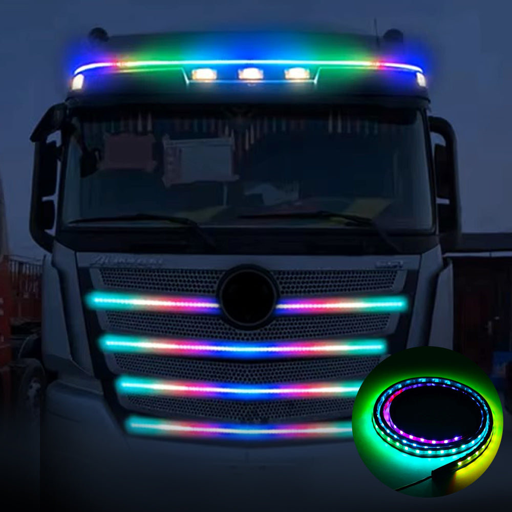 Colored driving lights, used for decorative front lighting