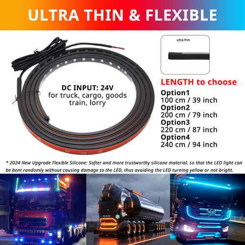 Colored driving lights, used for decorative front lighting