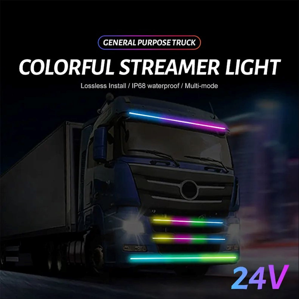 Colored driving lights, used for decorative front lighting