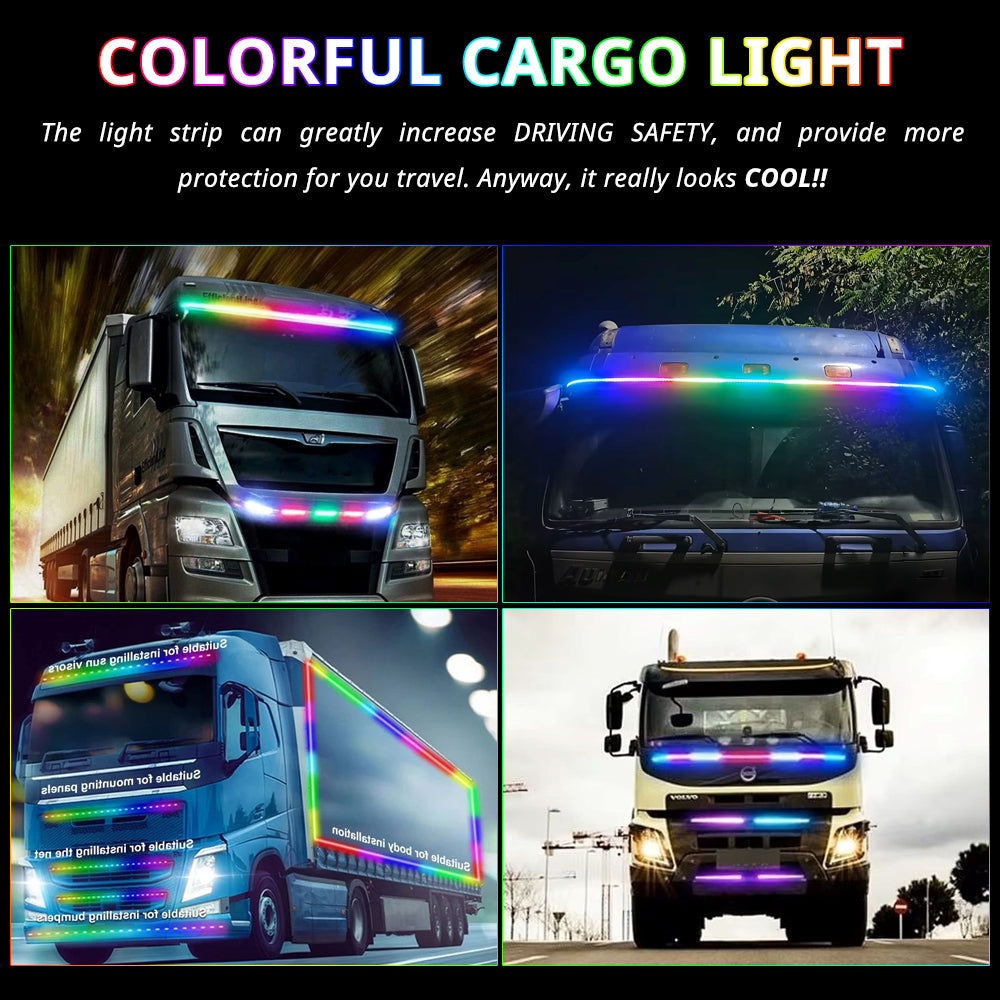 Colored driving lights, used for decorative front lighting